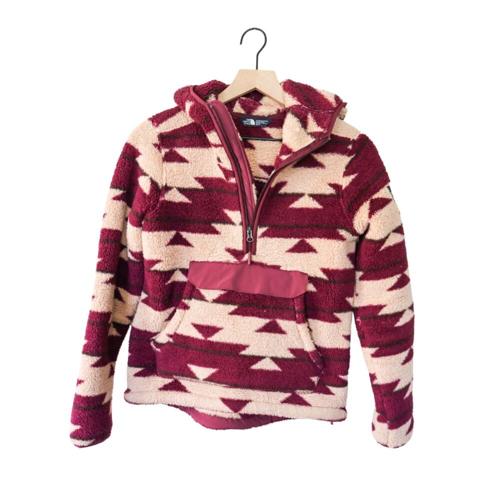 North Face Aztec Fleece 1/2 Zip Pullover XS
